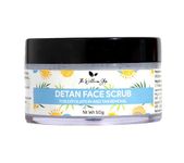 The Wellness Shop Detan Face Scrub | Orange Beads and Kojic Acid | Reduce Tanning | Even Skin Tone | Fade Dark Spots | Removes Blackheads and Whiteheads | 50 Gram