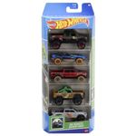 Hot Wheels Car 2024 HW Remote Adventures Pack of 5 (10 Toyota Tundra, Dune A Soar, 2020 Ram 1500 Rebel, Custom Ford Bronco, 20 Toyota Tacoma) Multi - Color