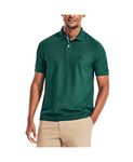 Nautica Men's Classic Short Sleeve Solid Polo Shirt, Tidal Green, 3X-Large