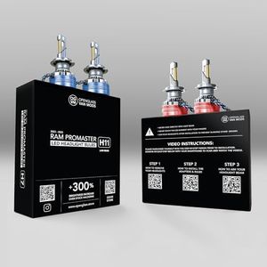 OpenGlass Van Mods Ram Promaster LED Headlight Kit - Models 2023-2025 - Includes Low Beam and High Beam, All Tools & Easy Install Videos - High-Power Plug & Play