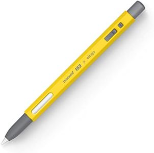 elago x MONAMI Compatible with Apple Pencil Pro Case & Apple Pencil 2nd Generation Case, Compatible with Magnetic Charging, Double Tap, Squeeze [Must Read Installation Instructions] (Grey Yellow)