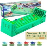 Horse Racing Game, 6 Horses Table Top Horse Board Game Fun Race Master Horse Racing Game Multiplayers Electric Horse Race Interactive Game for Kids Family Party Gift (a)