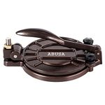 ABUSA Thickness Adjustable Tortilla Press 8 Inch Tortilla Maker Bronze - Roti, Dough Press, Dosa, Tawa, Tamale, Pizza, Pie, Patty