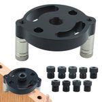 Serplex® Self Centering Doweling Jig, Self Center Dowel Jig Handheld Drill Guide for Straight Holes Wood Panel Hole Puncher Locator Woodworking Joints Tool