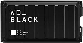 Western Digital WDBA3S0010BBK-WESN_Black P50 Game Drive SSD, 1TB, Read speeds 2000MB/s, USB 3.2 Gen 2x2, Type C & Type A Compatible, 5Y