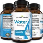 Water Away Supplement for Fast Bloating and Swelling Relief Pure Natural Diuretic Pills Reduce Water Retention Support Weight Loss Boost Energy Levels