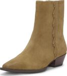 Lucky Brand Women's Shakell Ankle Boot, Olive, 8