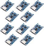 IDUINO 10pcs TP4056 Type-C USB 5V 1A 18650 Li-ion Lithium Battery Charger Module Charging Board 18650 Charger Module with Dual Protection Functions