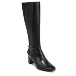 Naturalizer Women's Waylon Narrow Calf Tall Boot Knee High, Black Smooth Narrow Calf, 9