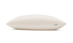 Hullo Organic Buckwheat Pillow 14"×20", Firm, Rectangular, White, Classic Style, Made in USA