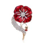 Poppy Badges And Pins 2024,Remembrance Day Poppy Badges Pins,British Legion Poppy Brooch