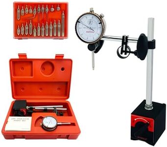 NORTOOLS Dial Indicator, Test Indicator, Magnetic Base and Point Set