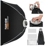TARION Foldable Bowens Softbox with Grid: Quick One-Step Open/Lock, 23.6x35.4in (60x90cm) Rectangular Softbox, Easy Set-up, Ideal for Flash Speedlight Studio Photography Lighting SQ-6090F SOFTBEAM