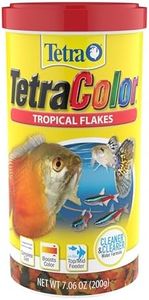 TetraColor Tropical Flakes, Color Boosting Fish Food, Nutritionally Balanced Diet for Tropical Fish, 7.06 oz (Pack of 1)