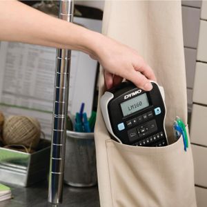DYMO LabelManager 160 Handheld Label Maker Starter Kit with 3 D1 Tapes