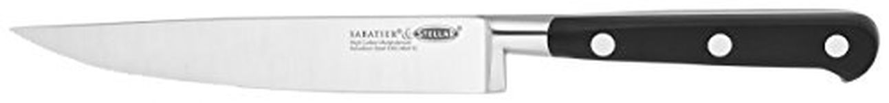 Stellar Sabatier IS05 Serrated Steak Knife with Stainless Steel Blade, Dishwasher Safe 12cm / 5" Fully Guaranteed