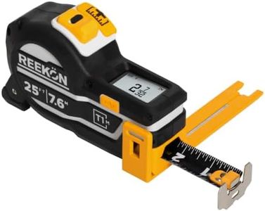 REEKON T1M Utility 25 ft Digital Tape Measure for the Job Site