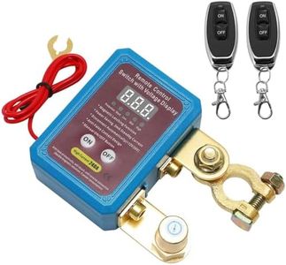 Interruptor de Desconexión de Batería Remota, Interruptor de Apagado de Batería de Coche de 12V 240A con Pantalla Digital, Interruptor de Control Remoto Para Automóvil, Barco
