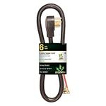 Perfpower Go Green 6-Feet 4-Feet Wire Range Cord, 50 Amp