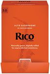 D'Addario Rico Alto Saxophone Reeds, Strength 3, Pack of 50