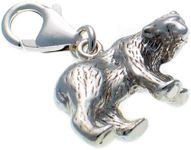 Welded Bliss Sterling 925 Silver Arctic Polar Bear Iorek Clip On Charm WBC1331