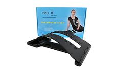 Pro11 Wellbeing 3rd Generation design Posture Plus corrector and back pain relief stretcher with Scannable QR code instructions