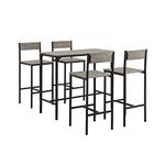 SoBuy OGT14-N, Bar Set-1 Bar Table and 4 Stools, Home Kitchen Breakfast Bar Set Furniture Dining Set