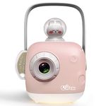 ZZZMOON Story Projector for Kids Ages 3-5 Story Toy Cube for 2 3 4 Year old Girls Boys Birthday Gifts, Portable Toddler Present Storytime Box with Night Light, Pink