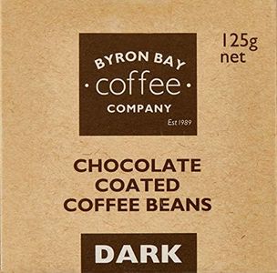 Byron Bay Coffee Company Dark Chocolate Coated Coffee Beans, 125g