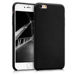 kwmobile Case Compatible with Apple iPhone 6 Plus / 6S Plus Case - TPU Silicone Phone Cover with Soft Finish - Black Matte