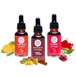 Bab Louie & Co. Baby Bitters Combo Sampler Pack (Pack 0F 3) | Non-Alcoholic Craft Bitters | Distinct Citrus Notes | Old Fashioned, Manhattan, Negroni, Sidecar, Gin And Tonic Based Cocktails