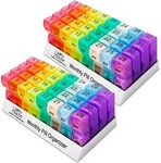 Monthly Pill Organizer - 2 Pack - 3