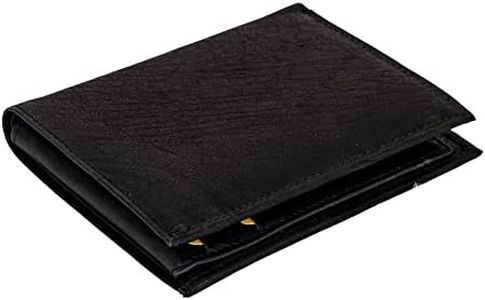 Alpenleder Geneva (Handmade) Sustainable Organic Leather from Regional Agriculture | Purse for Men and Women Leather Fair Produced (12.5 x 9.5 x 2 cm, Black), Black, 13 x 10 x 1.5 cm, Classic