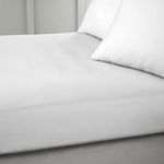 Bianca 400 Thread Count Cotton Sateen Super King Fitted Sheet Dove Grey