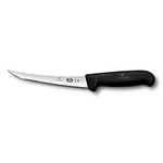 Victorinox 5.6603.15 6" Fibrox Pro Curved Boning Knife with Semi-Stiff Blade B0000CF94L, Stainless Steel, Silver/Black