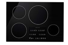 Empava Electric Induction Cooktop Smooth Surface with 4 Burners 240V, 30 Inch, Black