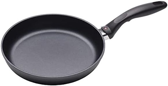 Swiss Diamond 9.5 Inch Frying Pan - HD Nonstick Diamond Coated Aluminum Skillet Dishwasher Safe and Oven Safe Fry Pan, Grey