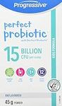 Progressive Perfect Probiotic for Kids, Powder Supplement, 15 Billion Active Cells, 45g,(Package May Vary)