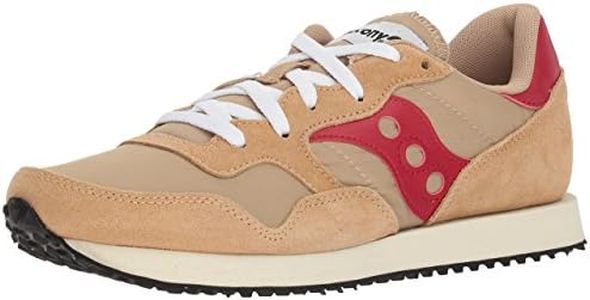 Saucony Herren DXN Vintage Cross-Trainer, Beige/Rot (Beige Tan Red 16), 43 EU