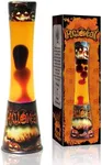 AHCCSD 16 Inch Halloween Magma Lamp,Pumpkin Base Liquid Motion Lamp Red Liquid with Black Wax Relaxing Gorgeous Lamp for Adults Kids Women Girls Halloween Great Gift