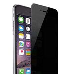 【Newest Version 2019】 Privacy Screen Protector for iPhone 8 iPhone 7, Anti Spy 9H Tempered Glass, Edge to Edge Full Cover Screen Protector Anti-Fingerprint Full Coverage (Black)