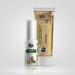 Fur Ball Story Healthy Skin Combo Pack | CanniVin Healthy Skin & Shiny Coat Oral Spray + Eczo Pet Cream Combo - Set of 2