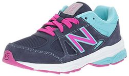 New Balance Girl's KJ888, Blue/Purpl, 6 Extra Wide US Little Kid, Blue/Purpl