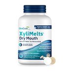 OraCoat XyliMelts Dry Mouth Relief Oral Adhering Discs Slightly Sweet with Xylitol, For Dry Mouth, Stimulates Saliva, Non-Acidic, Day and Night Use, Time Release for up to 8 Hours, 100 Count.