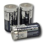 Panasonic 4 Powerline C LR14 MN1400 Industrial Alkaline Battery Batteries