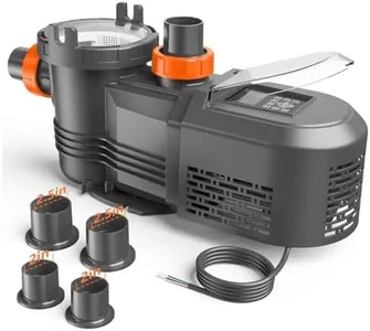 Variabe Speed Pool Pump Inground,3 HP Pool Pump Inground 220-240V,11359 GPH High Flow Powerful Swimming Pool Pump for Above Ground