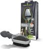 FURMINATOR brosse - A double face – Face Peigne : Démêle les poils – Face Brosse : lisse et lustre le pelage – Chiens et Chats - Conçu et Recommandé par des Professionnels - Sans Bisphénol A