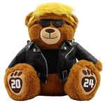 Proud Patriots Trumpinator Teddy Bear - Donald Trump 2024 Bear for Trump Supporters and Patriotic Americans | The #1 Trump Gifts