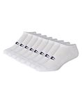 Champion Women's Double Dry Moisture Wicking No Show Socks 6, 8 Packs Availabe, White - 8 Pack, 6-12