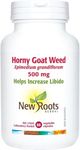 New Roots Herbal Horny Goat Weed 500mg, 60 Veggie Capsules 60-Day Supply - Supports Vitality and Well-being, Enhanced Performance Formula with 20% Icariin, Gluten-Free, Non-GMO, Canadian Made